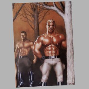 Tom Of Finland Art Print Color Drawing Decor Gay Interest